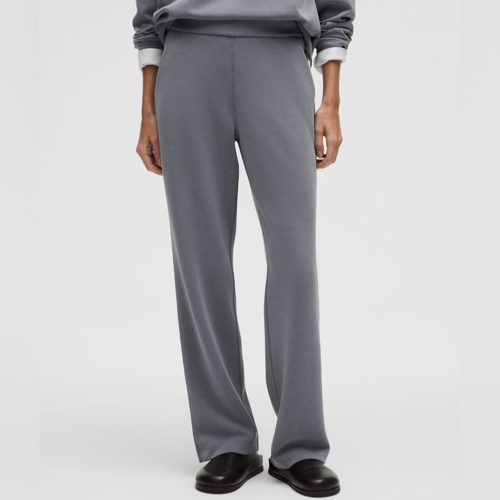 lululemon athletica Wide-Leg Track Pants in Gray